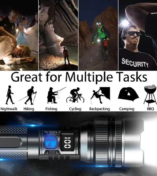 🔥Must-Have 2025🔥Die ultimative Survival-Taschenlampe für jedes Abenteuer! 🔦