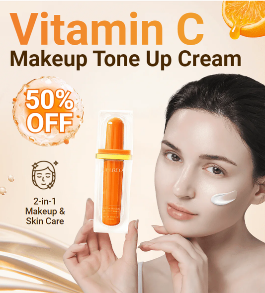 Natuurlijke make-upcrème multi-vitamine C