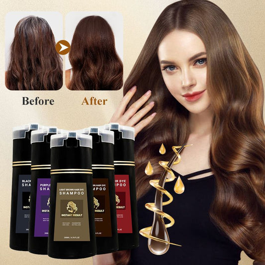 🔥50% KORTING🔥Direct resultaat haarverf shampoo🌿 | 10 seconden applicatie | Veganistisch en ammoniakvrij