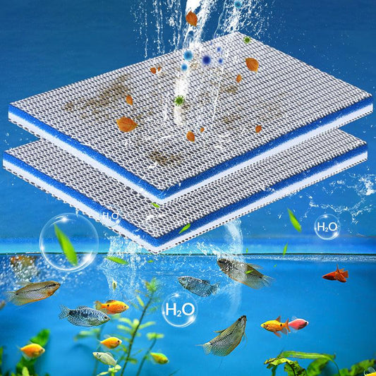 🐠Professioneel 8D High Density Aquariumfilterschuim - Tijdelijk halve prijs! Kristalhelder water voor gezonde vissen.