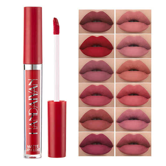 Waterdichte antiaanval matte lipglazuur