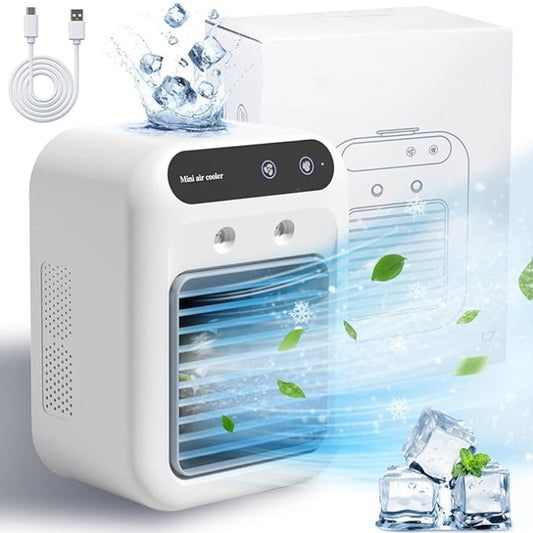 🎉Nuovi prodotti in saldo nel 2025✨Mini condizionatore d'aria portatile, umidificatore e refrigeratore, ultra silenzioso & Risparmio energetico