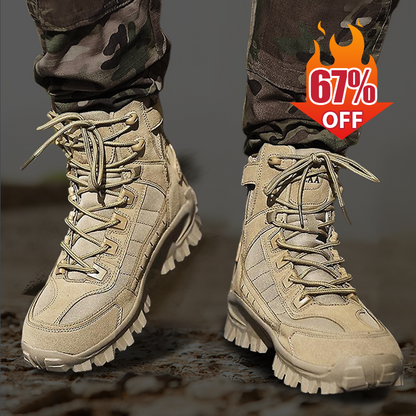 🔥🛡️Military Grade Quality 50% OFF Sale🔥 Waterproof and Non-Slip High Top Tactical Sports Boots (Improved Durability)