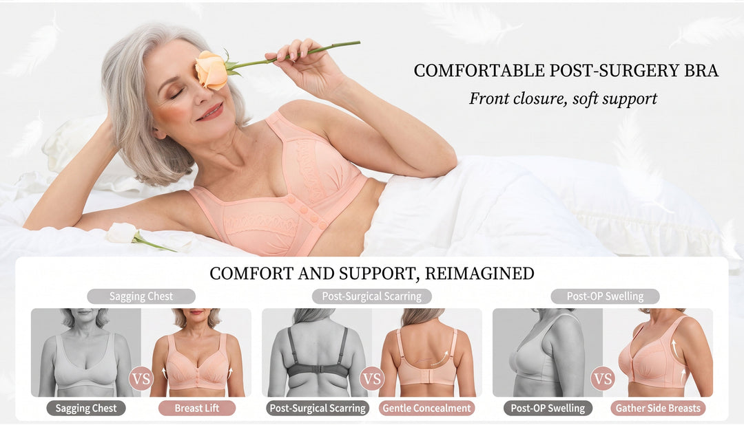 📢👙LAST DAY SPECIAL PRICE⚡CloudComfort™ Front-Button Cotton Bra – Breathable • Wire-Free • All-Day Support • Non-Padded & Skin-Friendly 🌿