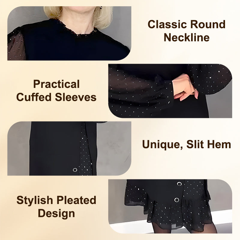 👗 50% DE RÉDUCTION ! ✨ Robe Femme à Strass – Élégante, Confortable & Parfaite pour Toutes Occasions 💫