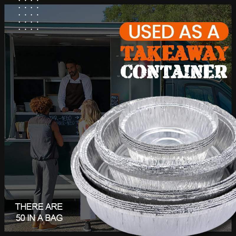 🔥Hot Sale - 50% OFF🔥Oil-Proof Aluminum Foil Tin Box🍟