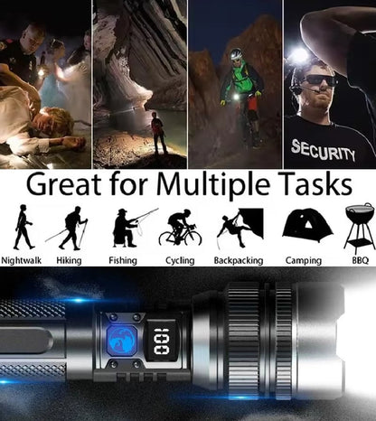 🔥2025 Must-Have🔥The Ultimate Survival Flashlight for Every Adventure! 🔦