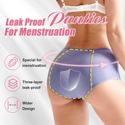 🌟Period Confidence🌟Women's High Waist Leak Proof Panties - Stress-Free Days! 🛡️