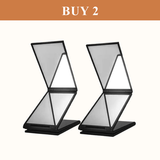 💥360° Folding Self Haircut & Makeup Mirror -  Head Back View Available