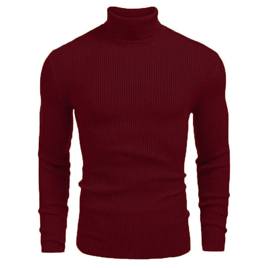 🧶 L'ÉLÉGANCE INTEMPORELLE | Pull Homme Slim à Col Roulé -50 %