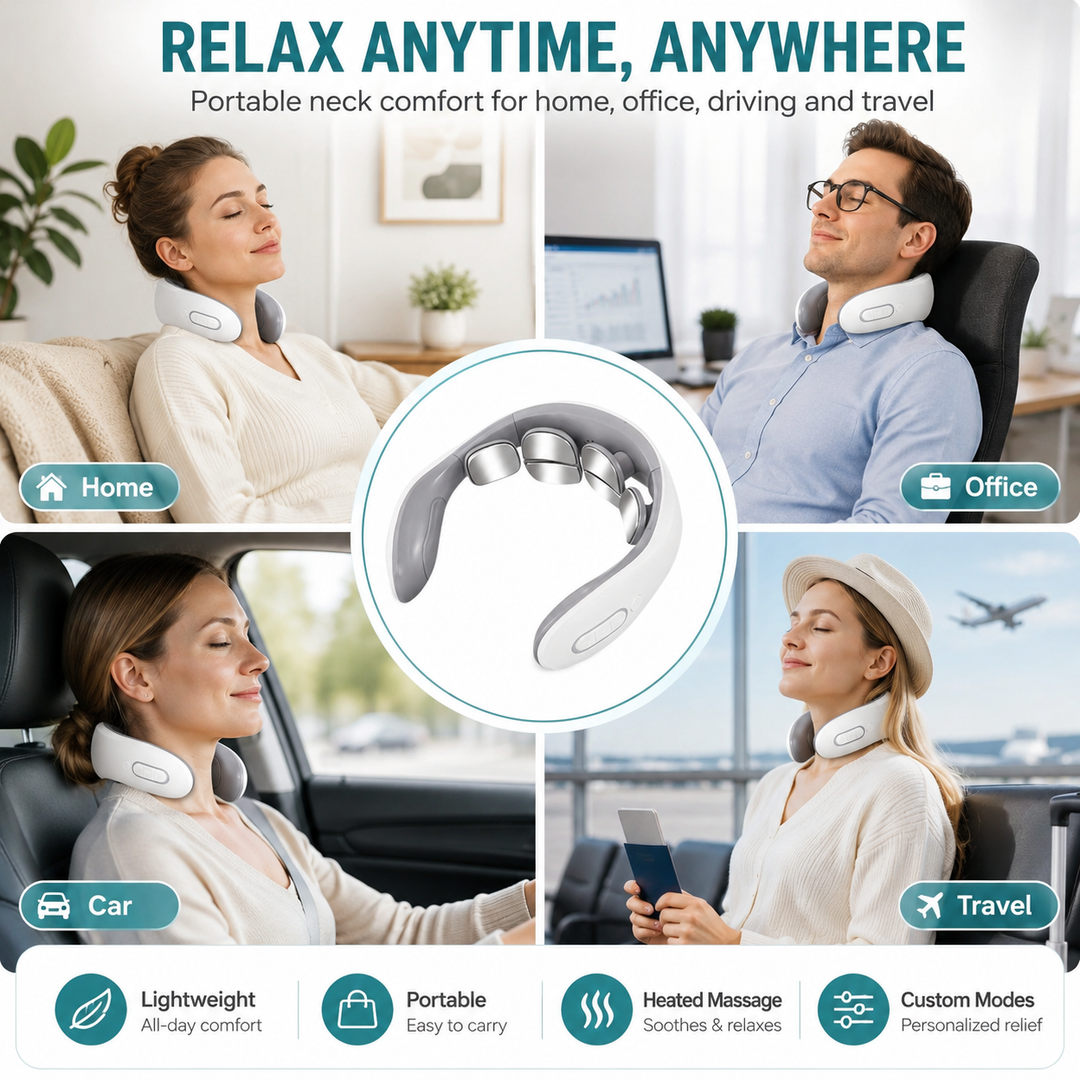 ⏳Time-Limited Special⏰Heated 4D Neck Massager / Portable 4D Neck Relaxer