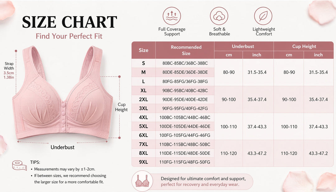 📢👙LAST DAY SPECIAL PRICE⚡CloudComfort™ Front-Button Cotton Bra – Breathable • Wire-Free • All-Day Support • Non-Padded & Skin-Friendly 🌿