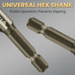🔥2025 Hot Sale🔥High-Strength 4-Flute Serrated Eccentric Drill Bit Kit - Durable & Versatile for All DIY Projects