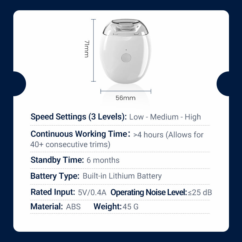 🔥LAST DAY SALE: ￡7.99!!💅✨Universal Automatic Fingernail Grinder for Adults and Children👶