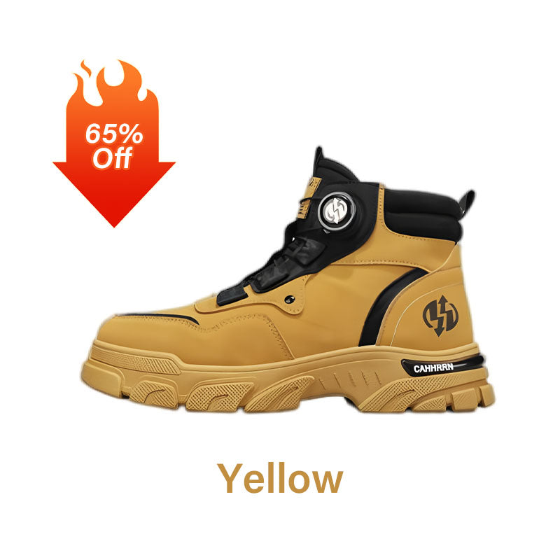 🔥49% POIS🔥Miesten ulkokäyttöön tarkoitetut kääntyvät solkityökengät 🔄👞 – Vedenpitävä 💦, Liukumaton 🚶‍♂️, Mukava , Hengittävä 🌬️