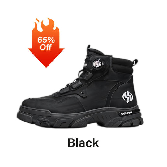 🔥49% POIS🔥Miesten ulkokäyttöön tarkoitetut kääntyvät solkityökengät 🔄👞 – Vedenpitävä 💦, Liukumaton 🚶‍♂️, Mukava , Hengittävä 🌬️