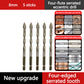 🔥2025 Hot Sale🔥High-Strength 4-Flute Serrated Eccentric Drill Bit Kit - Durable & Versatile for All DIY Projects