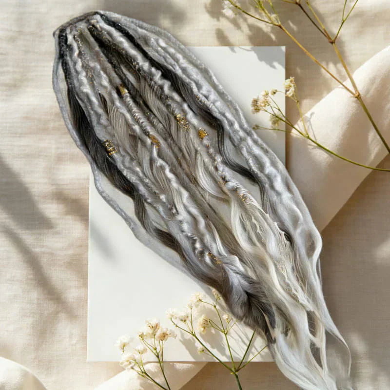 📢📢50%  OFF !! ⏰Bohemian Textured Ponytail | Instant Dreadlock Hair Extension | Easy Clip-In for Festivals & Nights Out