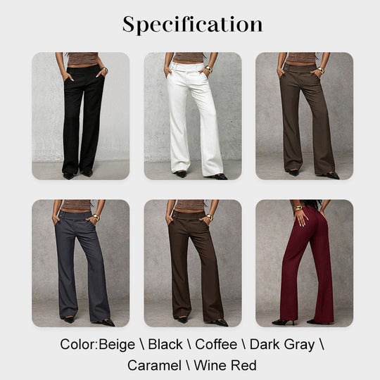 🌺💐Women's Elegant Flared Suit Pants – High-Waist Flattering Fit For Effortless Chic Style 🤍