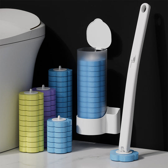🚽 Disposable Toilet Cleaning System⚡– Hygienic One-Click Cleaning, No Residue Left, Easy to Use & Disposable 🧼