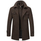 ⏳Limited-Time 50% Off⏰Men Classic Blends Wool Trench Coat 🧥