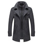 ⏳Limited-Time 50% Off⏰Men Classic Blends Wool Trench Coat 🧥