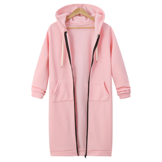 📢📢50 % de réduction🔥✨ Sweats à capuche en polaire à fermeture éclair pour femmes