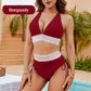 🔥Summer Sale 49% OFF💥High Waisted Tummy Control Color Block Bikini Sets👙 | Flattering & Stylish for Summer Confidence