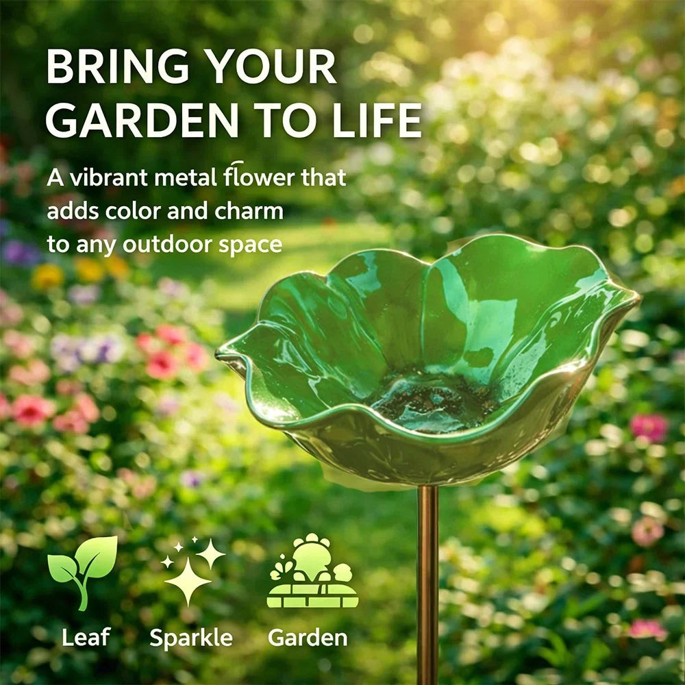 💖🎁2026 Mother's Day Gifts 50% Off--🎁Handmade Metal Flower Garden Stake🐦