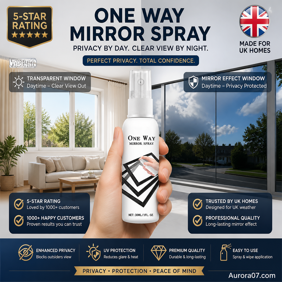 ☀️50% OFF Reflective Window Spray 🏆✨One-Way Mirror Privacy Shield for Home & Car💨