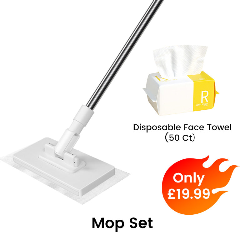 💥 Last day! 50% Off 💥Disposable Dust Mop with 4 Reusable Cloths