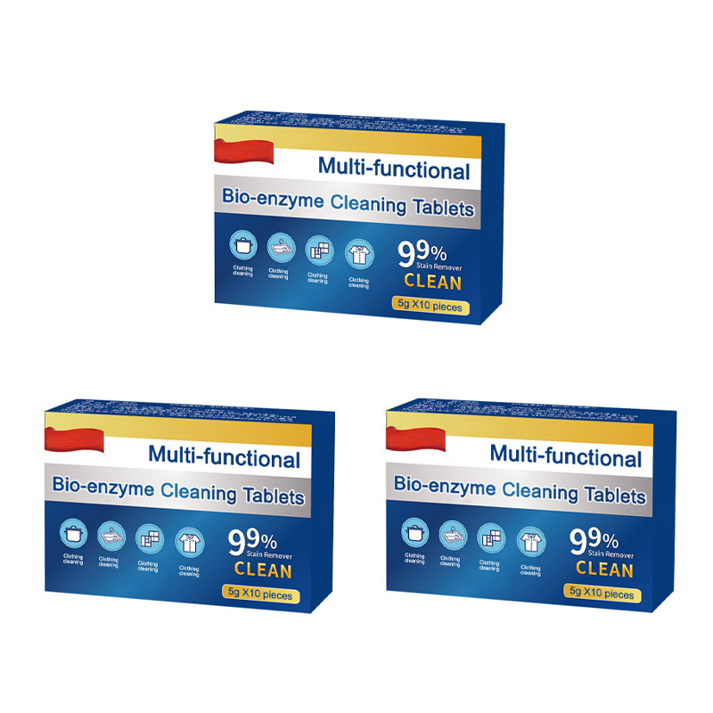 🔥🔥Multifunktionella bioenzymrengöringstabletter🔥Köp mer Spara mer🔥 - Miljövänlig & Kraftfull rengöring för varje hem