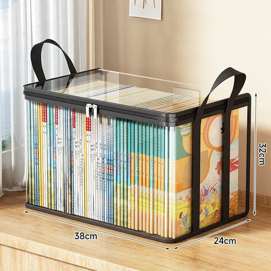 🔥Buy 2 Get 1 Free📦Portable Large Heavy-Duty Thick Plastic Clear Storage Box with Hinged Lid | Home, Travel & Camping