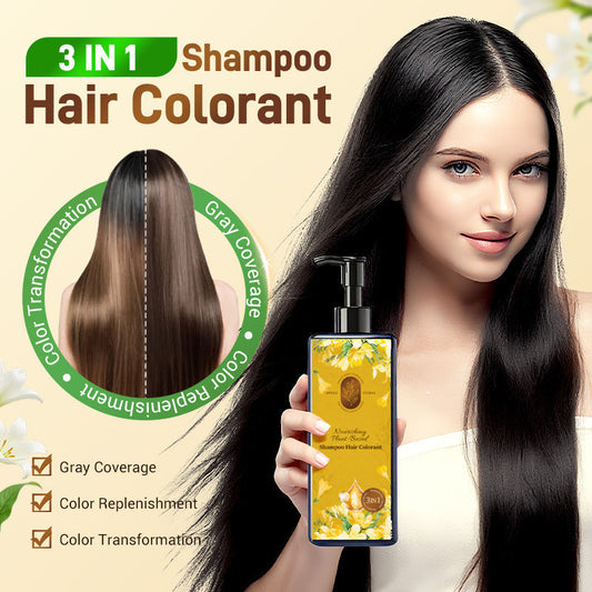 🍃Pure Natural Plant Extract Hair Color — Spot & Root Touch-Up, Ammonia-Free Herbal Formula, Gentle Color + Conditioning (Travel Size Available)
