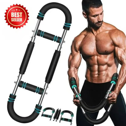 【NEW Version】2025 Pro Adjustable Arm&Chest Muscle Trainer, Ideal for Beginners and Enthusiasts, Adjustable Resistance, Anti-Slip Grips, Home Workout Equipment