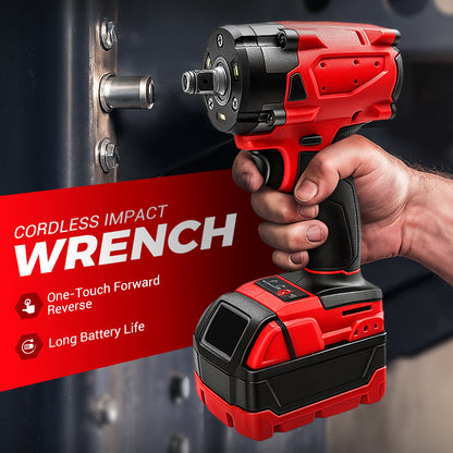 3-in-1 Cordless Impact Wrench - 1/2" Drive, Compatible with M18 Batteries, 4500 RPM Brushless Motor