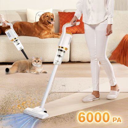 🚀【49% OFF】CycloneForce Pro Cordless Vacuum 🚀 | 6000PA Industrial Suction | 60min Runtime | Car & Home Deep Clean (Pet Hair Annihilator Mode)