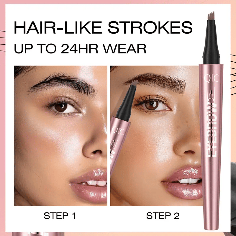 🔥2026 Hot Sale ⏰💞50K+ SOLD!💥✨3D Natural-Looking Eyebrow Pencil– 4-prong tip creates natural hair-like strokes. Waterproof, smudge-proof & lasts 24h