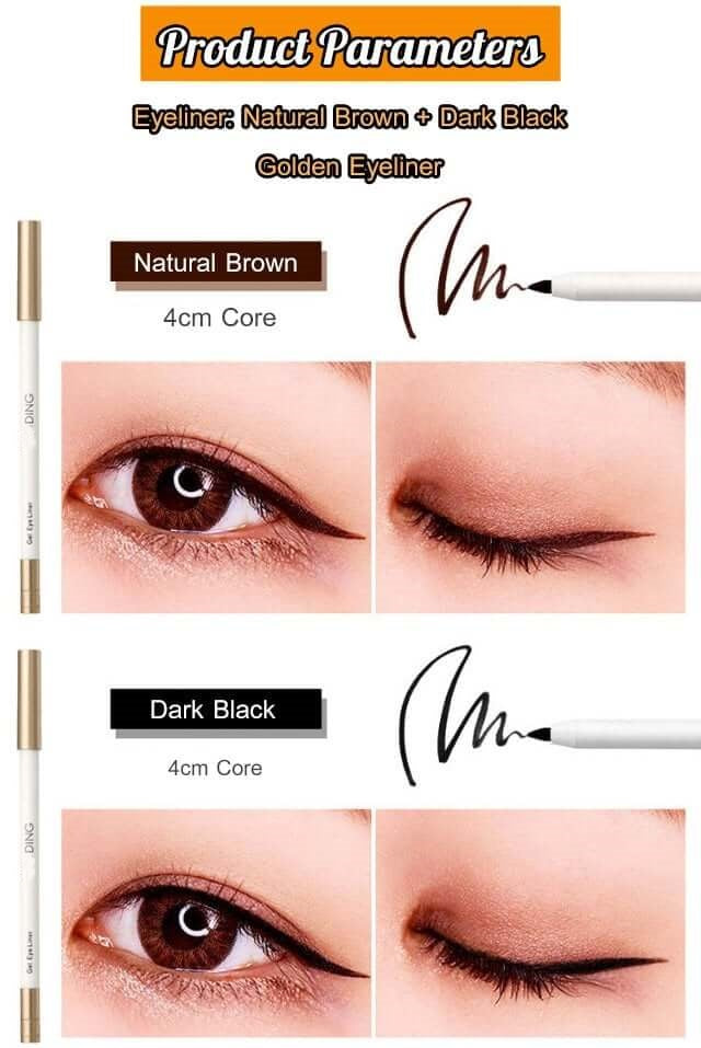 🎁Buy 2 Get 1 Free🎁 Quick Dry & Waterproof Eyeliner - All-Day Flawless Eye Makeup Made Easy
