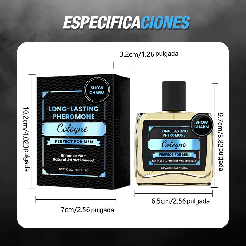 🚀Eau de Cologne aux phéromones longue durée pour hommes❤️‍🔥 Extrait « Midnight Ember » | À base d'huile (30 % et plus), sillage 24 h, ambre-vanille-épices 🌙🔥