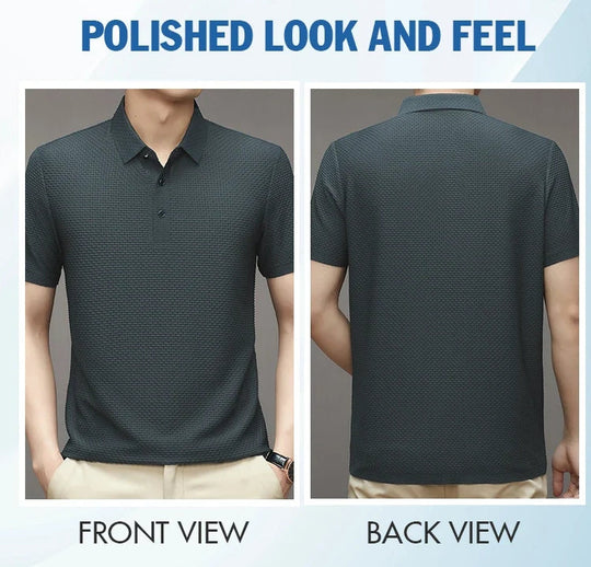 🔥Grande vente d'été : jusqu'à 60 % de réduction🔥Chemise homme en soie glacée ultra respirante