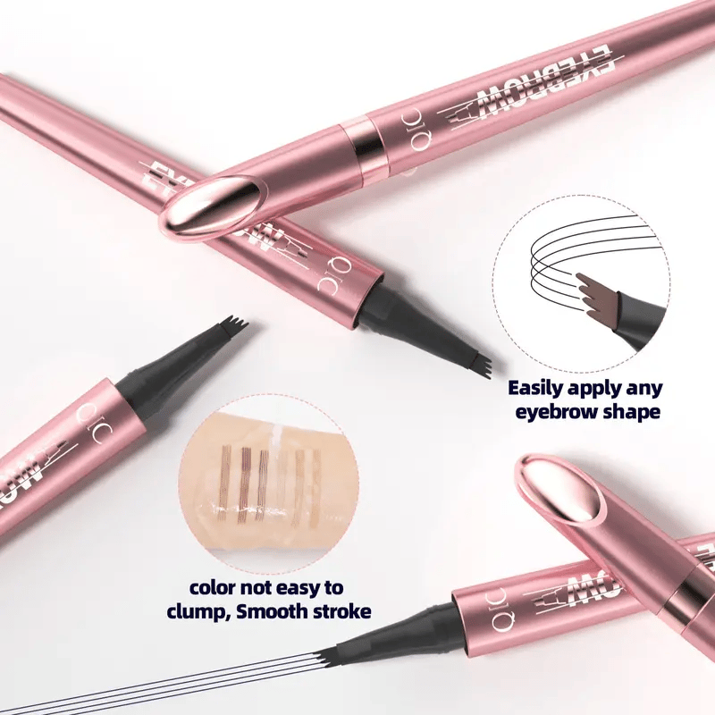 🔥2026 Hot Sale ⏰💞50K+ SOLD!💥✨3D Natural-Looking Eyebrow Pencil– 4-prong tip creates natural hair-like strokes. Waterproof, smudge-proof & lasts 24h