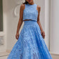 🔥2025 NEW SALES - 50% OFF🔥Cutout Sleeveless Top & Flowy Skirt 2-Piece Set | Cutout Top with Built-In Bra + Weighted Hem Skirt