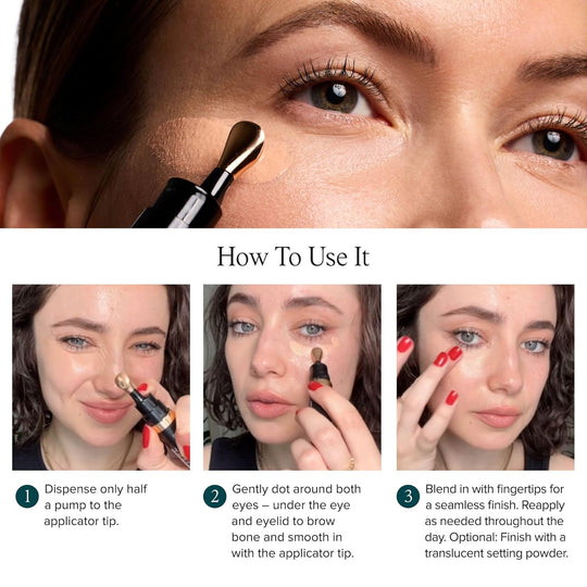 🎅Díolacháin Te Nollag NUA! ✨Ceartaitheoir Súile Lonrúil SPF 41