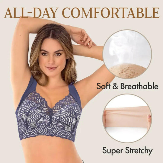 ✨Soutien-gorge en dentelle confortable et soutenant pour grandes tailles