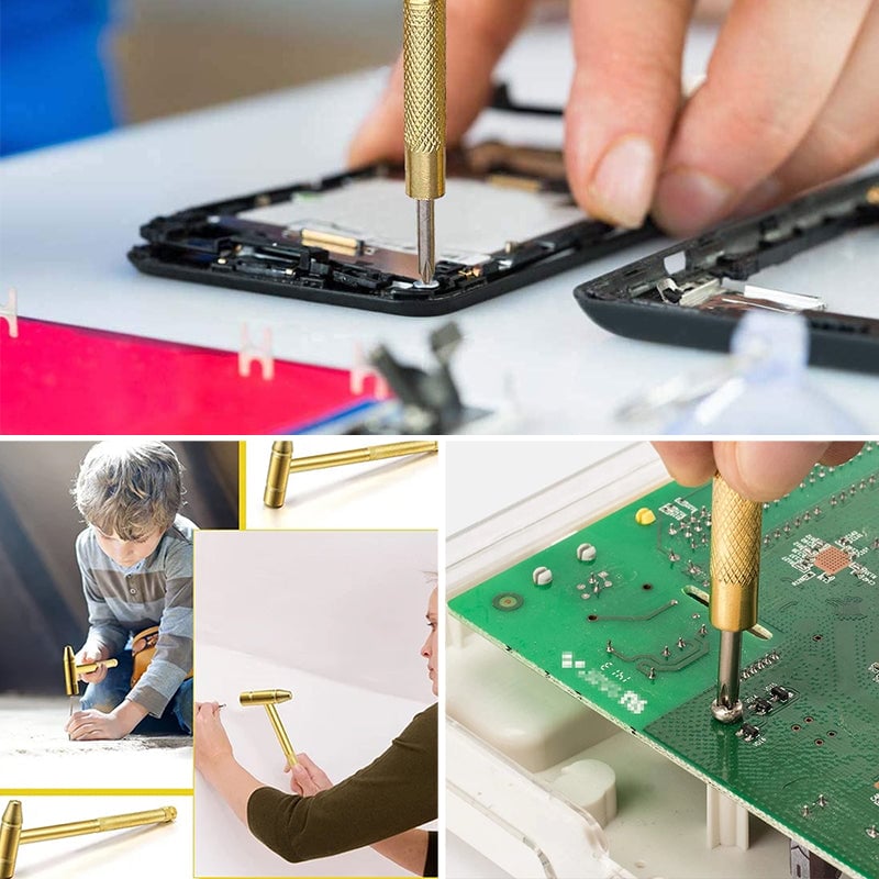 🔥6 in 1 Mini Hammer and Screwdriver Hand Tools Set