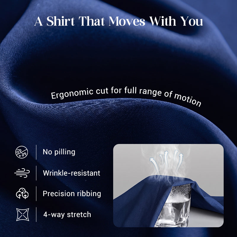 👔 50% OFF NOW! ✨ Men's Non-Iron Shirts – Wrinkle-Free, Comfortable All Day & Perfect for Business or Casual 👕
