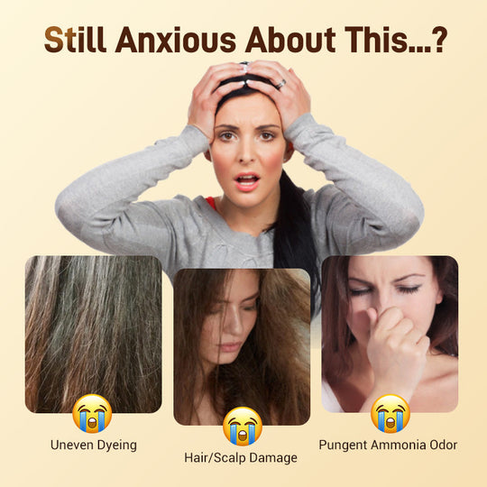 🍃Ren naturlig hårfärg från växtextrakt — Spot & Rötpåfyllning, ammoniakfri örtformula, mild färg + balsam (finns i resestorlek)