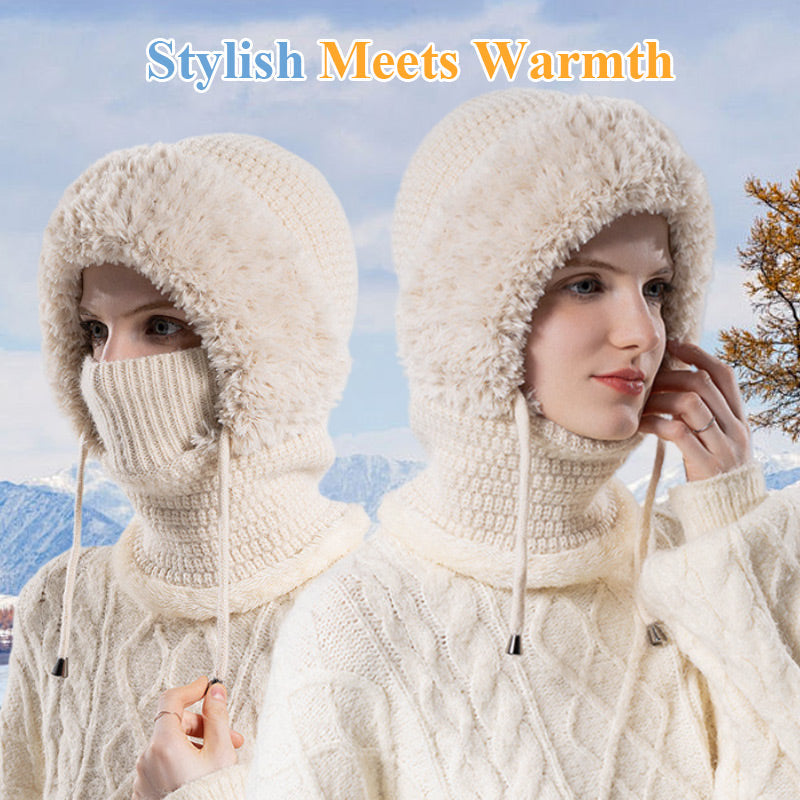 🌸Hot Sale 50% OFF❄️Women's Outdoors Windproof Scarf Hat