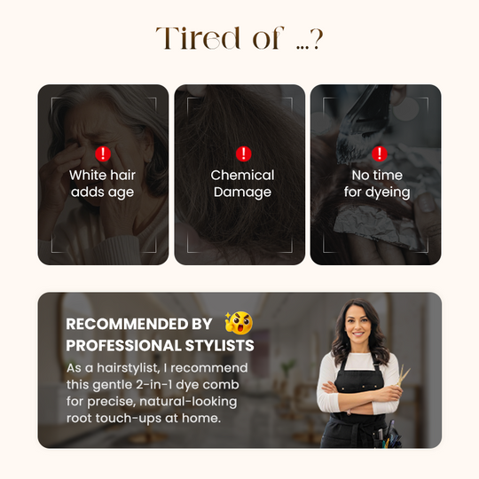 2-in-1 Convenient Hair Dye Comb For Gray Hair